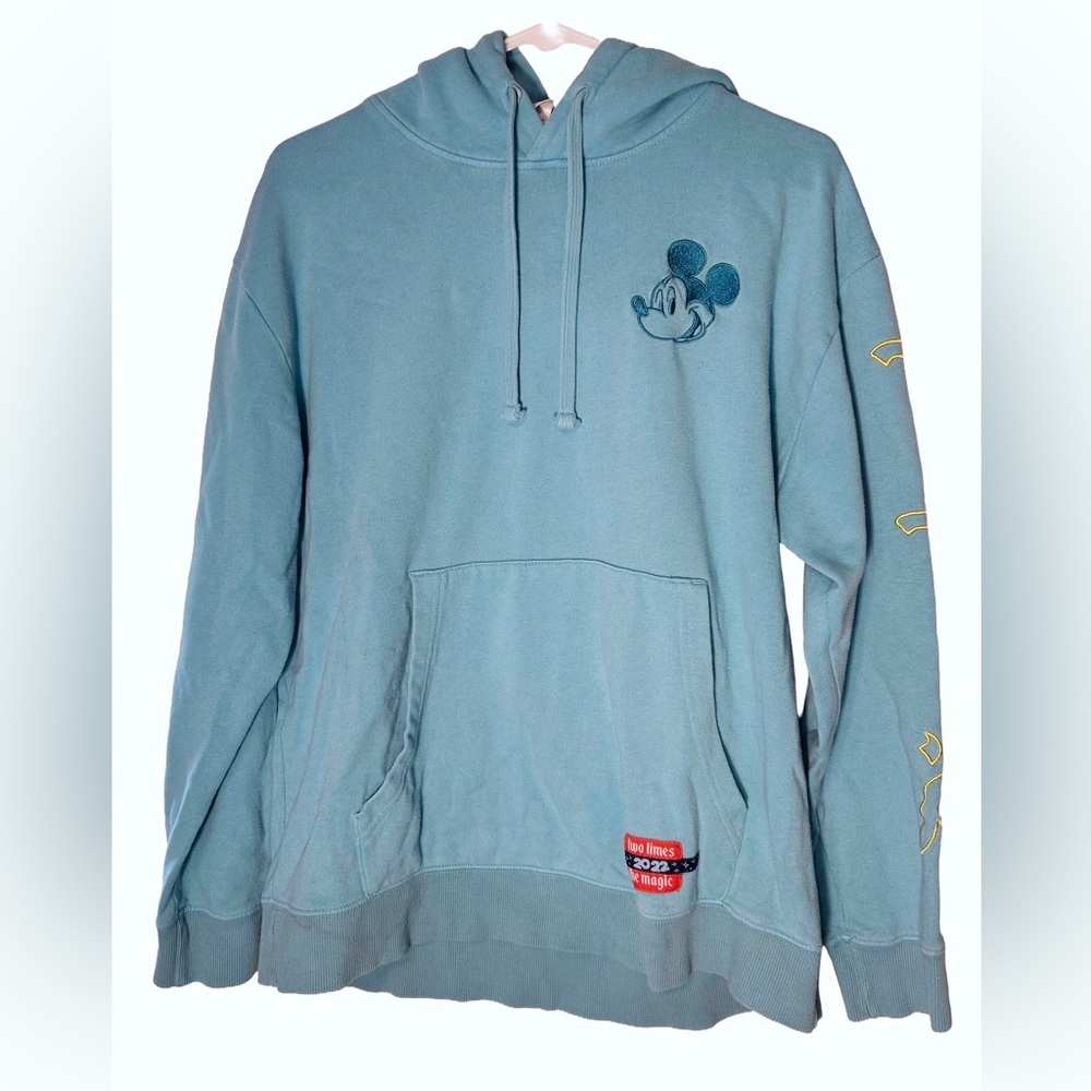 Disneyland Mickey Mouse‎ 2022 Light Blue Women’s Hoodie